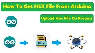 How To Get HEX File From Arduino | How to  Upload Hex File On Proteus