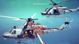 Helicopter Crashes & Shootdowns #35 | Besiege