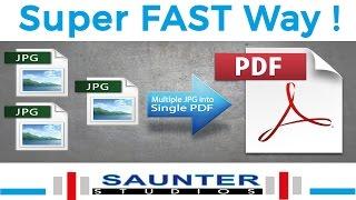 How to combine MULTIPLE JPG to SINGLE PDF