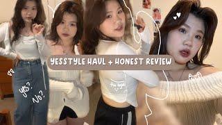 YESSTYLE HAUL |Honest review + try on, New Autumn closet! Kpop performance outfit?! Simple style!