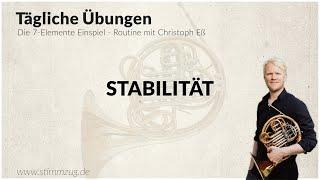 Horn Einspielübungen / Warm Up - Stabilität mit Christoph Eß