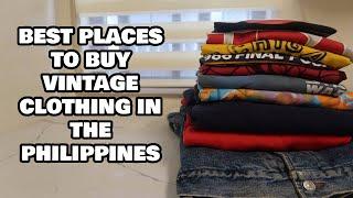 WHERE TO BUY VINTAGE CLOTHES IN THE PHILIPPINES