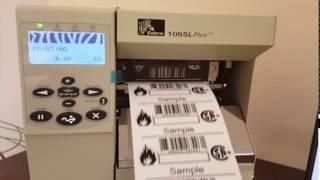 Zooncard: Zebra 105SL Plus Label Printer