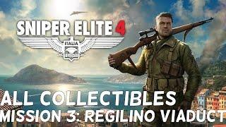 Sniper Elite 4 - Mission 3 / ALL COLLECTIBLES (Deadeye Targets, Documents, Letters, Reports)