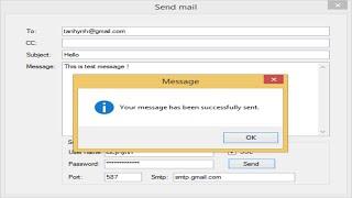 C# Application - How to send an email | FoxLearn