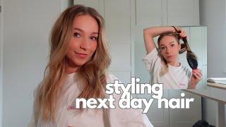 Styling Next Day Hair | Undone Soft Hot Brush Waves With ghd Glide