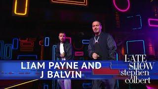 Liam Payne And J Balvin Perform 'Familiar'