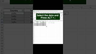  Excel Pro trick: Copy and Paste filtered cells  #excelfilter #shortsfeed