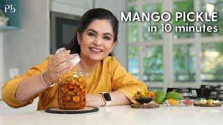 Mango Pickle in 10 minutes I बिना धूप सालों साल चलेगा आम का अचार I Pankaj Bhadouria