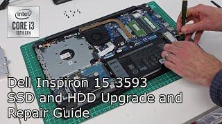 Dell Inspiron 15 3593 - SSD and HDD Upgrade and Repair Guide