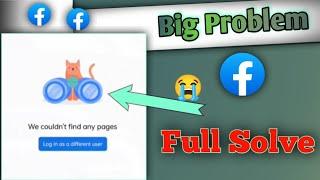 we couldn't find any pages creator studio  facebook creator studio login problem  facebook creator