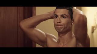 Cristiano Ronaldo locked out of hotel room in underwear.
