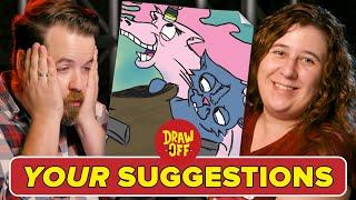 Animator Vs. Cartoonist Draw Subscriber Suggestions • Draw-Off