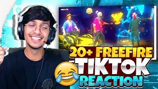 20+ FREEFIRE TIKTOK VIDEOS  SCSGAMER REACT TO RAISTAR TIKTOK VIDEO IN GARENA FREE FIRE