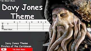 Davy Jones Theme - Pirates of the Caribbean Guitar Tutorial