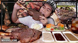 RM620 WAGYU TOMAHAWK ! LEMBUTNYA DAGING DIA  | ASMR MUKBANG