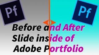 How to Add a Before and After Image slide to Adobe Portfolio