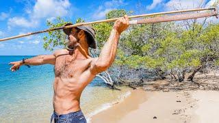 We made Hand Spears with Aboriginal Hunters... Then Tested Them