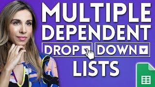 How To Create MULTIPLE Dependent Drop-Down Lists in Google Sheets