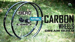 BERD + NOBL TR32 CARBON MTB Wheelset - Dream Build - PolyLight Spokes - ERASE Ratchet Hubs