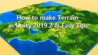 Terrain make Easy & tips way 2019.2.5f1 Unity