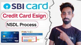 Sbi Credit Card Esign Process | State Bank Of India Credit Card Esign Kaise Kare