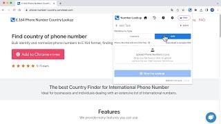 E.164 Phone Number Country Lookup - Find country of phone number