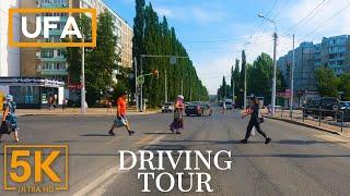 Ufa from a Car Window, Republic of Bashkortostan, Russia - 5K Urban Drive Video (Music + Real Sound)