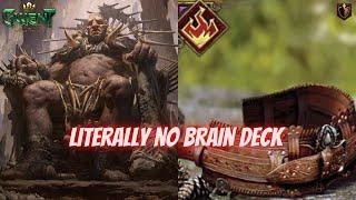 GWENT | Perfect Deck To Chill | No Thinking Required | No Brain Giant Ogroid