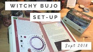 Witchy PLAN WITH ME | Bullet Journal Set Up September 2018