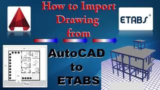 How to import AutoCAD Plan to ETABS