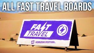 Forza Horizon 5 - ALL 50 Fast Travel Board Locations Guide!