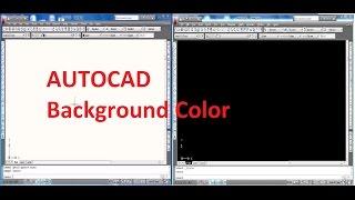 How to Change Background Color in Autocad