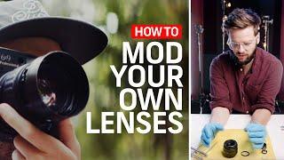 How To Mod Your Own Lenses (Anamorfake) | Cinematography Techniques