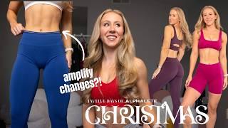 Honest Alphalete 12 Days of Christmas Try-on & Review | Low-Rise Amplify Leggings!?