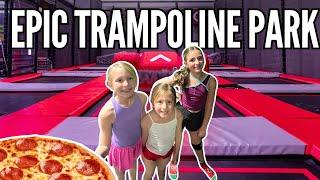 FLIPPING at the Ultimate Indoor Trampoline Park! | How Many FLIPS Can They Do in ONE Hour??