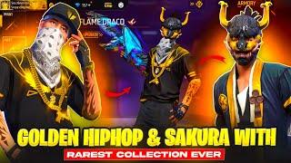 Golden Hiphop and Sakura With Rarest Collection - Free Fire | MODERN YT