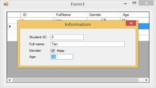 C# Tutorial - How to pass data from one Form to another Form | FoxLearn