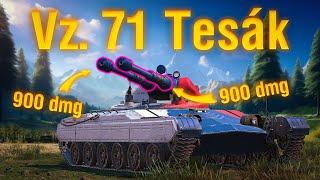 Vz. 71 Tesak - New Czech Light Tank with 1800 Damage Burst