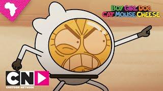 Mars Invaders | Boy Girl Dog Cat Mouse Cheese | Cartoon Network Africa