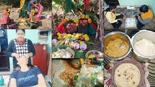 ಕಬ್ಬಿನ ಹೊಲದು ಮತ್ತು ಬೋರೆಲ್ ಪೂಜೆ ಮಾಡಿದ್ದಾರೆ village farmers Pooja respect farmers#kannada #dailyvlog