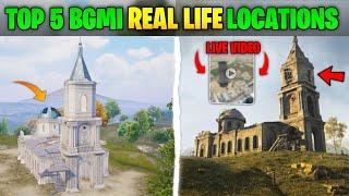 Top 5 PUBG Locations That Exist in Real Life | You Didn't Know Before | BGMI Real Life Places