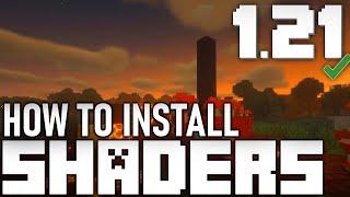 How To Install SHADERS 1.21 with Iris Shaders Mod 1.21 in Minecraft