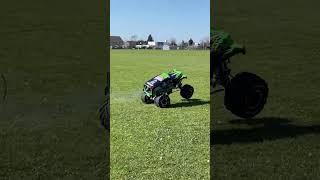 Worlds Biggest RC Car power wheelie