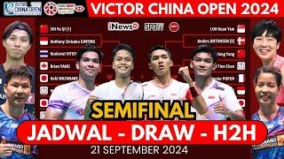 Jadwal Semifinal China Open 2024, Hari 5