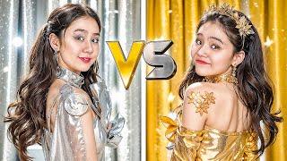 Gold Girl Vs Silver Girl At The Dress Up Contest! Who Will Be The Winner?