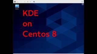 KDE on CentOS 8