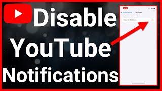 How To Turn Off YouTube Notifications