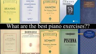 The best technical exercises for the piano