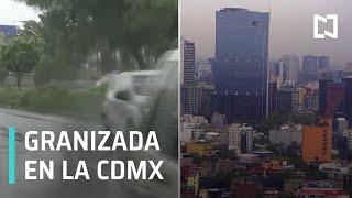 Se registra lluvia generalizada en la CDMX, hoy 25 junio 2021- Las Noticias